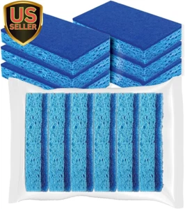 6 Pcs Non-Scratch Heavy-Duty Kitchen Sponges – Highly Absorbent, Quick-Drying... - Picture 1 of 1