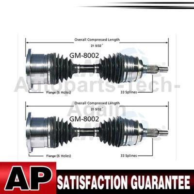TrakMotive 2 Front CV Axle Shaft Fits 1988-2000 Chevrolet K2500 - Image 1 of 2