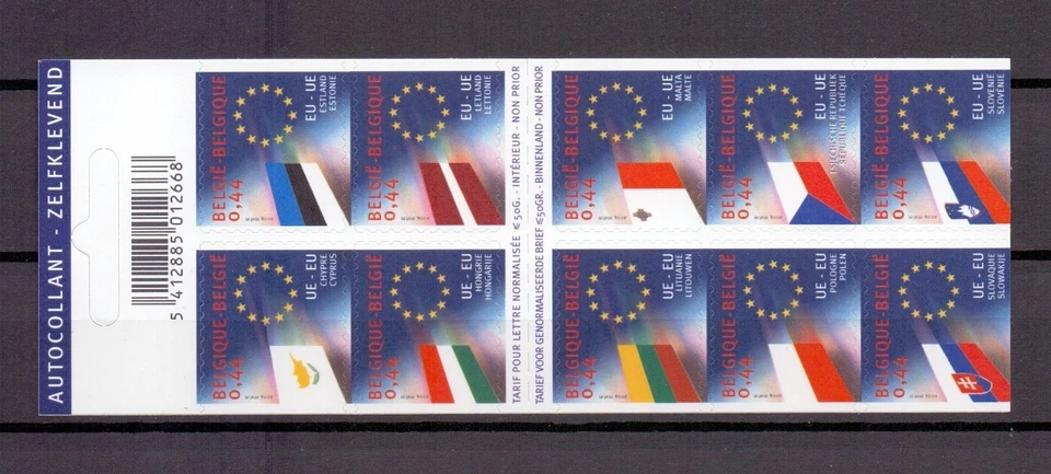 BELGIUM 2004 european union  booklet  mnh** boekje 44 - Image 1 of 1