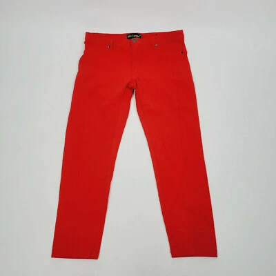 Like An Angel Girls Size XL Pants Cropped Skinny Slim Fit Red Stretch  - Image 1 of 4