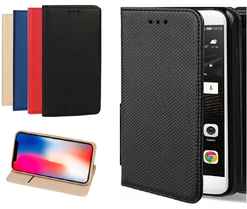 Coque Etui Housse Portefeuille pour Motorola Moto G05 G15 G35 G55 G56 G85 G86 - Photo 1/4
