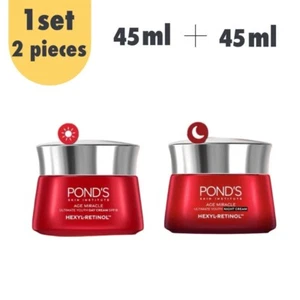 Pond's Age Miracle Hexyl Retinol Day Cream + Night Cream 45g Reduces wrinkles - Picture 1 of 8