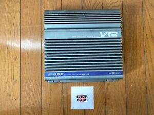 Alpine V12 MRV-T500 2ch Power Amplifier Tested Free Shipping