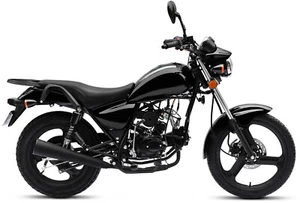 Motorrad Fighter 50 V-S schwarz 45 km/h Euro 5 Schaltmoped Mokick 50ccm 4 Takt - Bild 1 von 12
