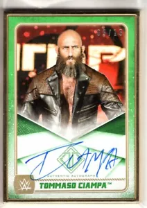 2020 Topps WWE Transcendent Auto TOMMASO CIAMPA Gold Framed AUTOGRAPH 05/15 - Picture 1 of 1