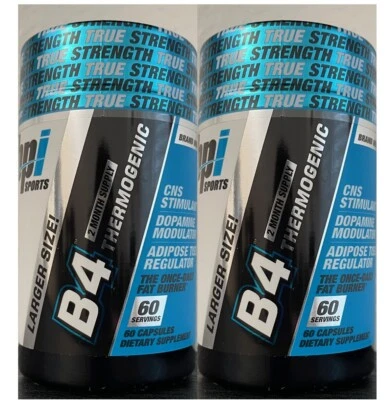 [Paquete de 2] BPI Sports B4 termogénico el quemador de grasa una vez al día, 60 unidades Foto 1 de 3