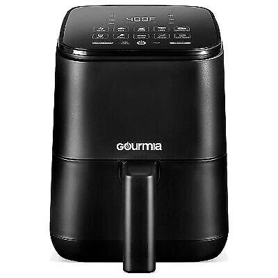 Gourmia 86311158 2qt Compact Digital Air Fryer with Nonstick Basket - Black