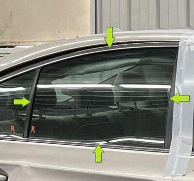 Subaru Legacy 2015-2019 pasajero derecho puerta trasera ventana de cristal Foto 1 de 4