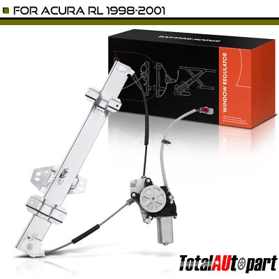 Regulador de ventana eléctrica con motor para Acura RL 1998-2001 sedán pasajero delantero Foto 1 de 4