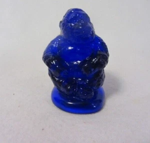 BOYD GLASS SONNY GORILLA COBALT BLUE B IN DIAMOND SOLID GLASS - Picture 1 of 4