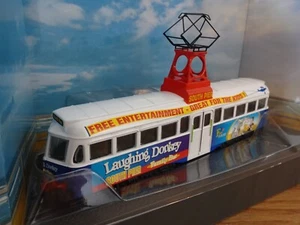 CORGI OOC THE LAUGHING DONKEY BLACKPOOL BRUSH RAILCOACH TRAM MODEL OM44009 1:76 - Picture 1 of 3