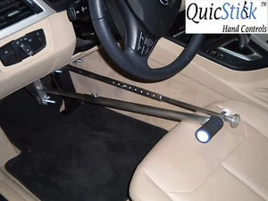 QuicStick Portable Hand Controls Disabled Handicap Driving Aid - Picture 1 of 9
