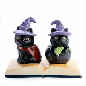 Black Cat Salt Pepper Set : NEW - Picture 1 of 1