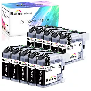 Cartucho de tinta para Brother LC203 MFC-J460DW MFC-J680DW MFC-J4420DW MFC-J485DW - Imagen 1 de 15