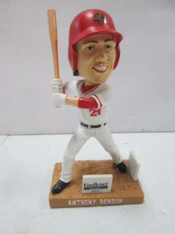 Anthony Rendone Harrisburg Senators Bobblehead with Gameday Ticket Stub Cover