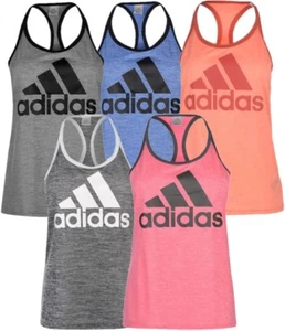 ✅ Logo Adidas HI5 donna muscolo shirt canottiera canotta fitness shirt sport top - Foto 1 di 19