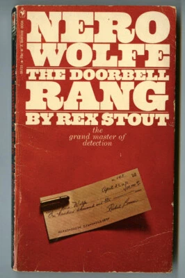 NERO WOLFE: The DOORBELL RANG by Rex Stout! Vintage 1971 Bantam Paperback! - Image 1 of 2