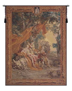 Diana Flanders Belgian Tapestry | Elegant Wall Hanging with Lined Backing - Picture 1 of 6