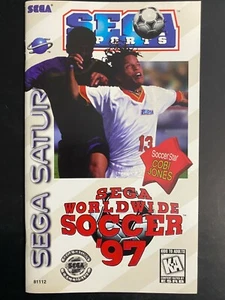 Worldwide Soccer 97 Sega Saturn Bedienungsanleitung nur mit Reg Card - Bild 1 von 2