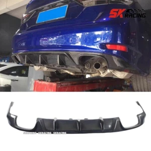 For LEXUS GS F GS200T GS300 GS350 GS450H 16-20 Real Carbon Fiber Rear Bumper Lip - Picture 1 of 12
