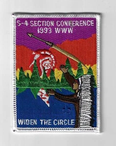 1993 OA Conclave Section S-4 Conference Widen The Circle WHT Bdr - Picture 1 of 1