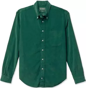 Gitman Vintage $235 NWT Emerald Green Corduroy Classic Oxford Shirt AW24 S - Picture 1 of 6