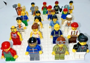 LEGO CITY TOWN MINIFIGUR MENGE 25 AUS GEMISCHTEN SETS MINIFIGUREN MIT ETWAS ZUBEHÖR 3 - Bild 1 von 6