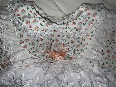 Lote de vestidos vintage de niña pasteles Feltman Bros Viena 12-24 Mos Foto 1 de 4