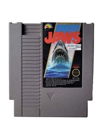 Jaws (Nintendo Entertainment System, 1987) NES Game, VG Condition