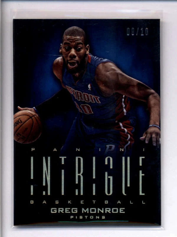 GREG MONROE 2012/13 PANINI INTRIGUE #32 GOLD PARALLEL #09/10 AJ3625 - image 1 of 1