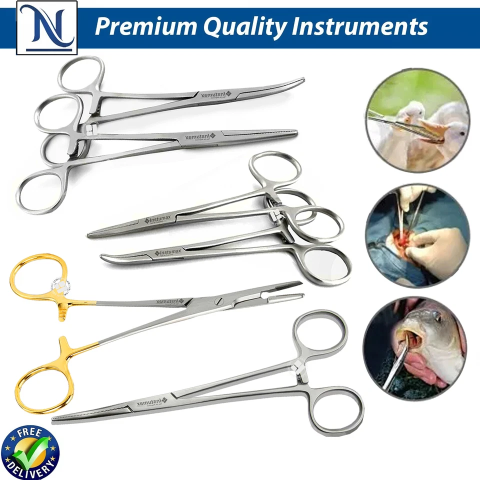 Suture Practice Needle Holder Hemostatic Forceps Fine Tissue Removal Scissors CE - Image 1 of 1