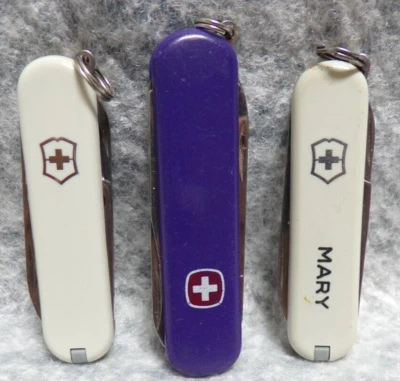 NAVAJA PLEGABLE SUIZA 3 WENGER DELEMONT INOXIDABLE VICTORINOT ACERO INOXIDABLE Foto 1 de 4