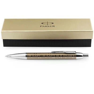 Parker Im Premium Retraibile a Sfera Penna - Medio - Inchiostro Blu - Marrone - Immagine 1 di 4