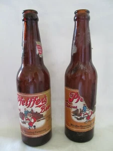 Famosa botella de cerveza Pfeiffer de colección 12 fl. Oz. Vidrio marrón - Imagen 1 de 5