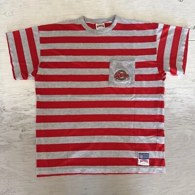 Vintage 90s NFL Nutmeg San Francisco 49ers Stripped Embroidered Logo Shirt 2XL - Image 1 of 4