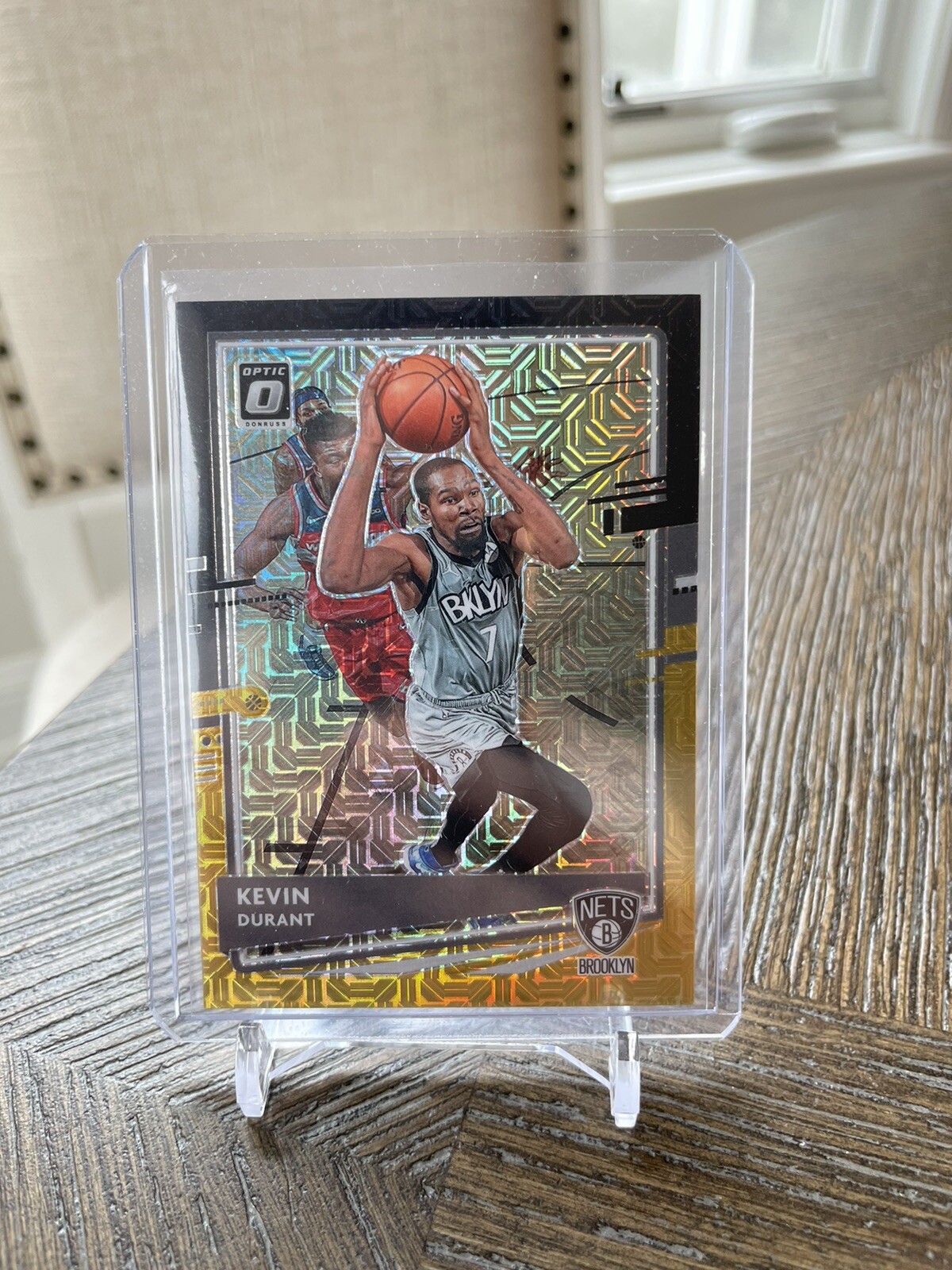 2020-21 Panini Donruss Optic Choice Kevin Durant Black Gold /8