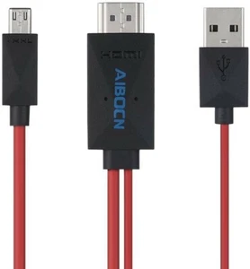 MHL Micro USB to HDMI 1080P HDTV Cable Adapter For Samsung Galaxy S5 S4 Note 3 2 - Picture 1 of 7