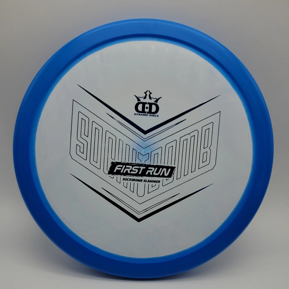 Dynamic Discs First Run Orbit Sockibomb Slammer (Ricky Wysocki) Blue/Blue 174g - Image 1 of 3