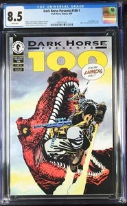 Dark Horse Presents #100-1 CGC 8.5 Dark Horse 1995 Back Cover Art Dave Stevens - Picture 1 of 2