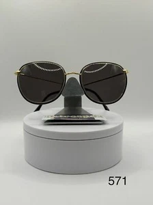 True Vintage Oversize Sunglasses Preppy Style Grey Lens Oleg Cassini 1980s-1990s - Picture 1 of 7