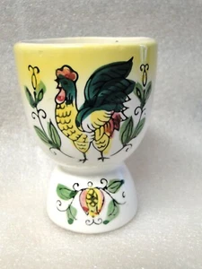 Tazza uovo ceramica VINTAGE Giappone dipinta a mano CLASSIC GALLO DESIGH - Foto 1 di 4