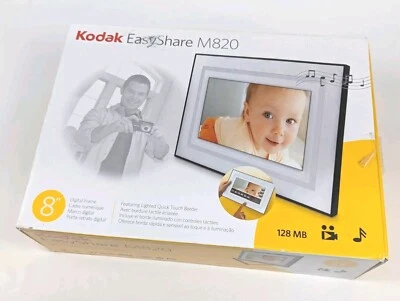 Kodak EasyShare Digital Photo Frame 8” 128MB M820 白色 图片 — 第 1/4 张图片