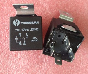 SPDT Relay 4 Pins Automotive Truck Car Relay DC 12V 40A 12VDC JD1912 - Picture 1 of 1