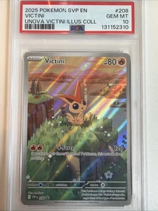 PSA 10 - Victini 208 Sv: Tarjetas Promocionales Escarlata y Violeta Holo Pokemon - Imagen 1 de 2