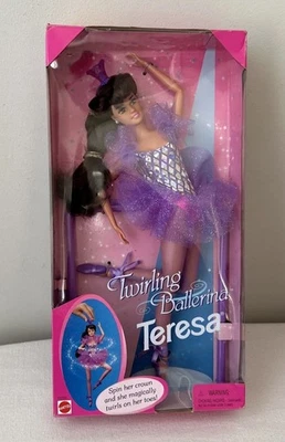 Bailarina giratoria Barbie Teresa Mattel #15299 NUEVA Foto 1 de 4