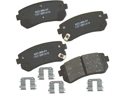 Juego de pastillas de freno traseras Bendix 38895XTWP 2010 2011 para Hyundai Elantra 2009-2012 Foto 1 de 2