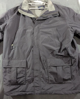 Lands End Squall Jacket Mens 2XLT Fleece Lined Water Resistant Winter Coat - Image 1 of 4