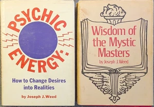 PSYCHIC ENERGY & WISDOM OF MYSTIC MASTERS by Joseph J Weed 1971 HCDJ - Picture 1 of 10