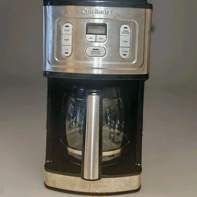 Cuisinart PerfecTemp 14 Cup Programmable Coffee Maker - Black Silver Works-parts - Image 1 of 4