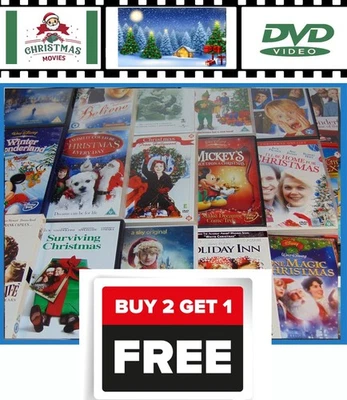 Christmas Movie DVD (Xmas Santa Holiday Family Festive Noel Cozy Season Film) - Image 1 of 3